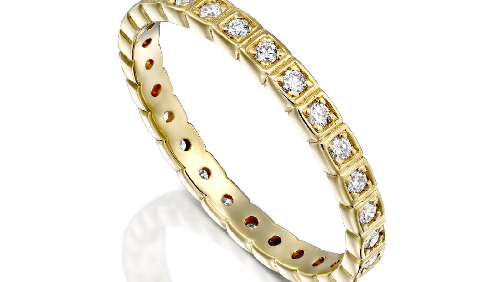 טבעת יהלומים איטרניטי קוביות ADR-00292-1